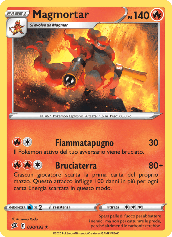 Fragore Ribelle の 30 番、Magmortar