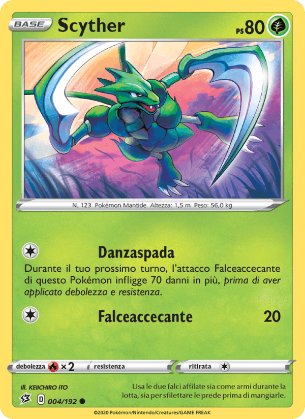 Scyther, carta 4 de Fragore Ribelle