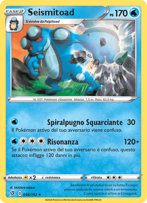 Seismitoad, carta 46 de Fragore Ribelle