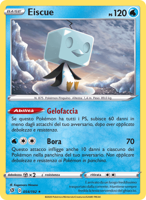 Eiscue, carta 54 de Fragore Ribelle