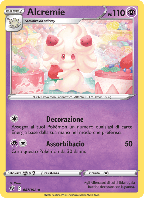Alcremie, carta 87 di Fragore Ribelle