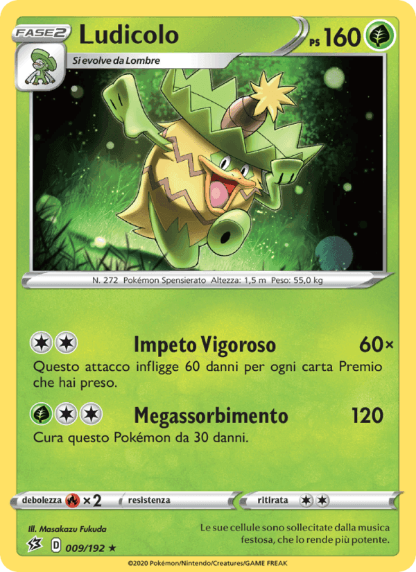 Ludicolo, carta 9 de Fragore Ribelle