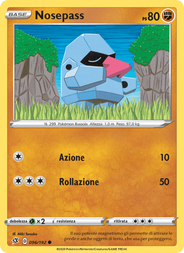 Nosepass, carta 96 di Fragore Ribelle