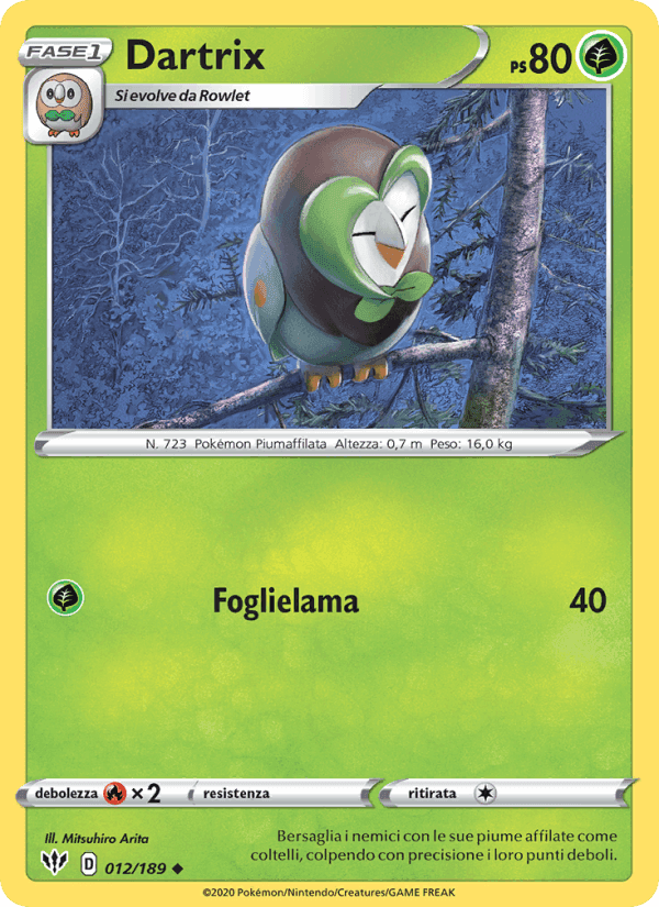 Dartrix, carta 12 di Fiamme Oscure