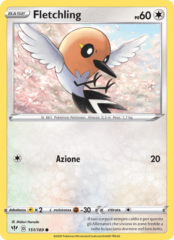 Fletchling, carta 151 di Fiamme Oscure
