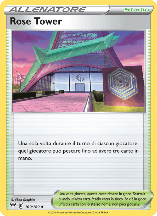 Rose Tower, carta 169 di Fiamme Oscure