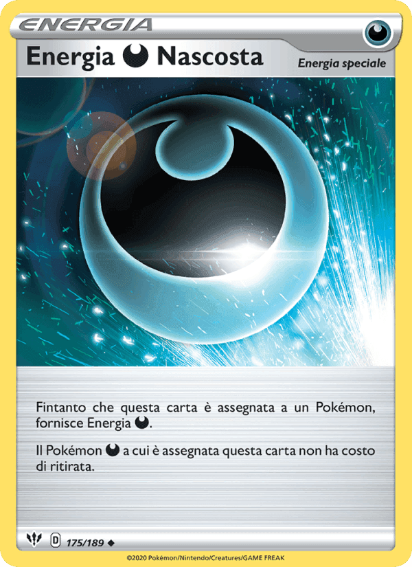 Energia Darkness Nascosta, card 175 from Fiamme Oscure