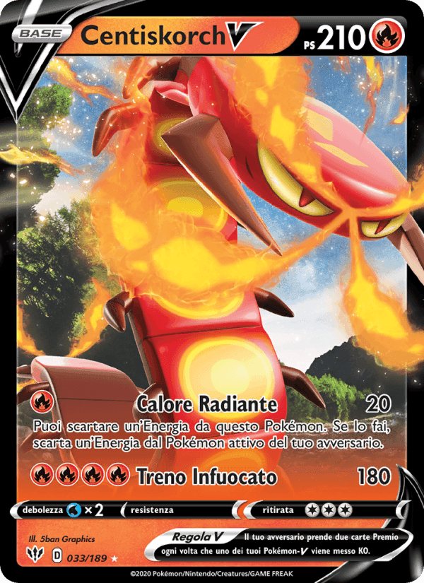 Centiskorch V, carte 33 de Fiamme Oscure