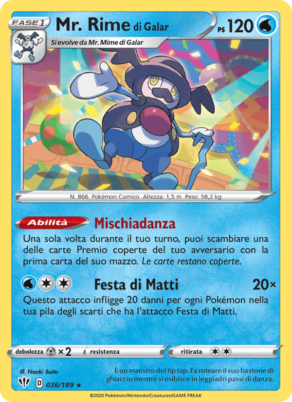 Mr. Rime di Galar, carta 36 di Fiamme Oscure