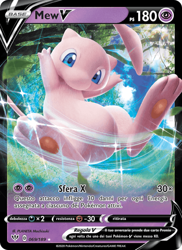 Mew V, carta 69 di Fiamme Oscure