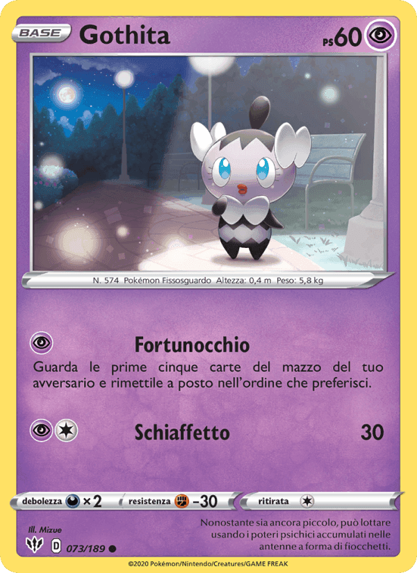Gothita, carta 73 di Fiamme Oscure