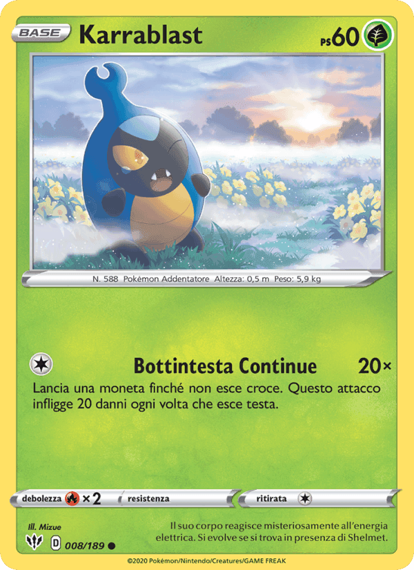 Karrablast, carte 8 de Fiamme Oscure