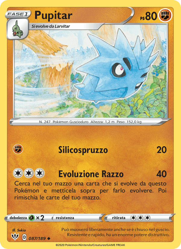 Pupitar, carta 87 di Fiamme Oscure