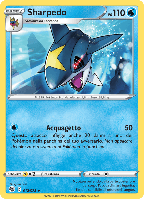 Sharpedo, carte 12 de Futuri Campioni