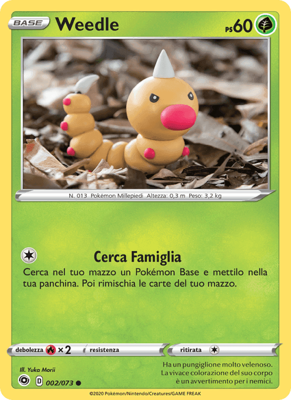 Weedle, carta 2 de Futuri Campioni