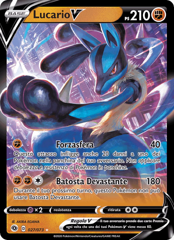 Lucario V, carte 27 de Futuri Campioni