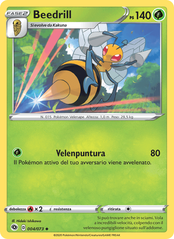 Beedrill, carte 4 de Futuri Campioni
