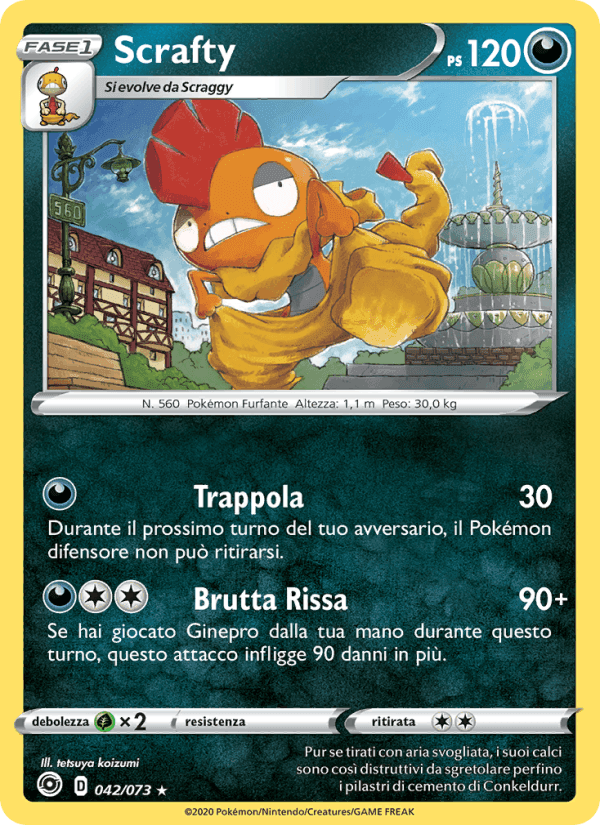 Scrafty, carte 42 de Futuri Campioni