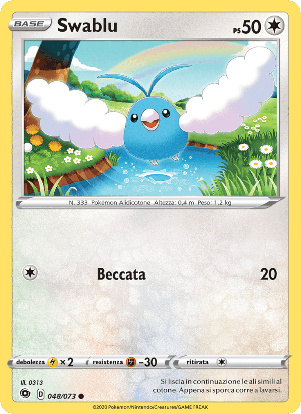 Swablu, carta 48 di Futuri Campioni