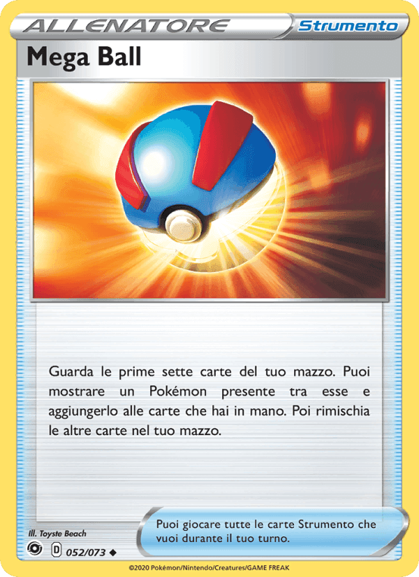 Mega Ball, carta 52 di Futuri Campioni