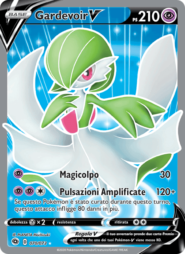 Gardevoir V, carta 70 di Futuri Campioni
