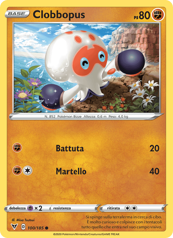 Clobbopus, carta 100 di Voltaggio Sfolgorante