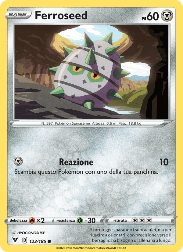 Ferroseed, carta 123 di Voltaggio Sfolgorante