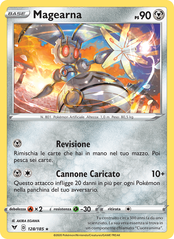 Magearna, card 128 from Voltaggio Sfolgorante