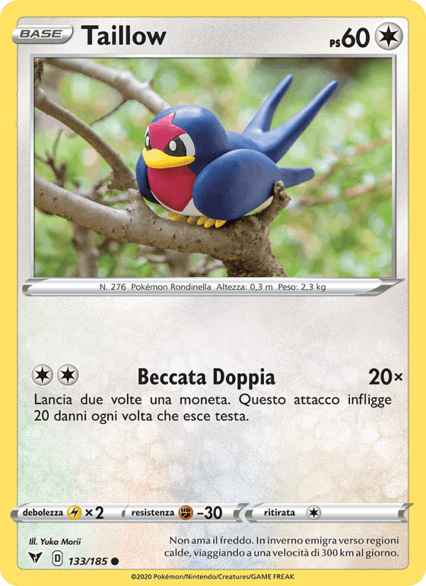 Taillow, card 133 from Voltaggio Sfolgorante