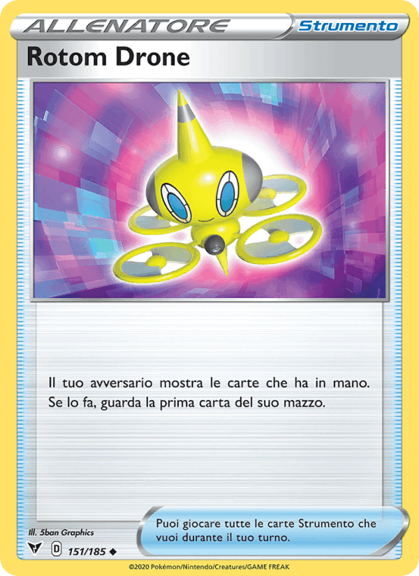 Rotom Drone, carta 151 di Voltaggio Sfolgorante