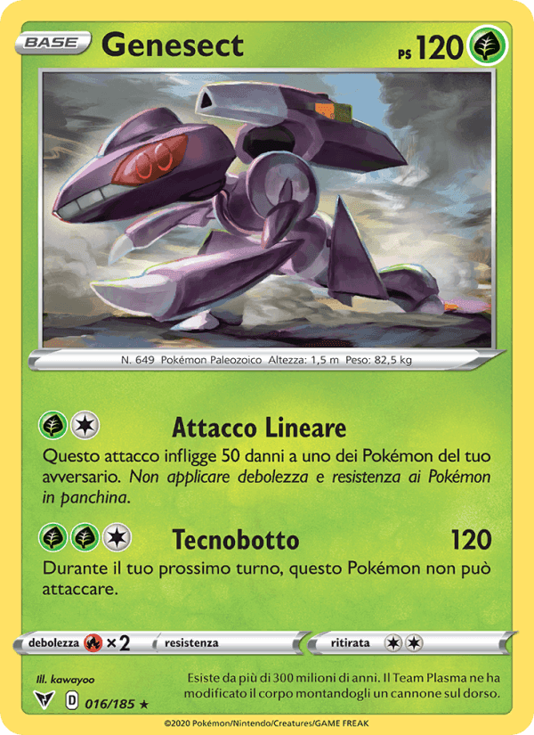 Genesect, carta 16 di Voltaggio Sfolgorante