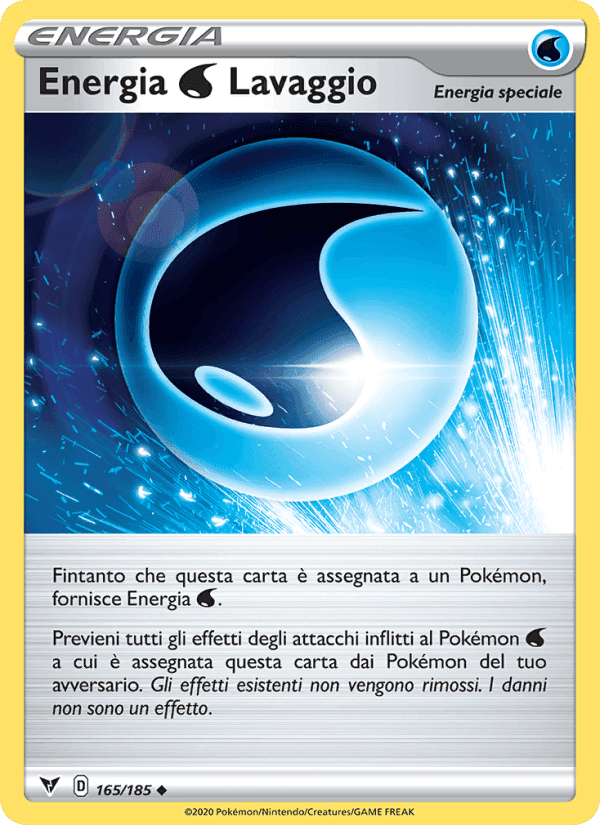 Energia Water Lavaggio, carta 165 di Voltaggio Sfolgorante