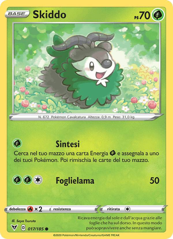 Skiddo, card 17 from Voltaggio Sfolgorante