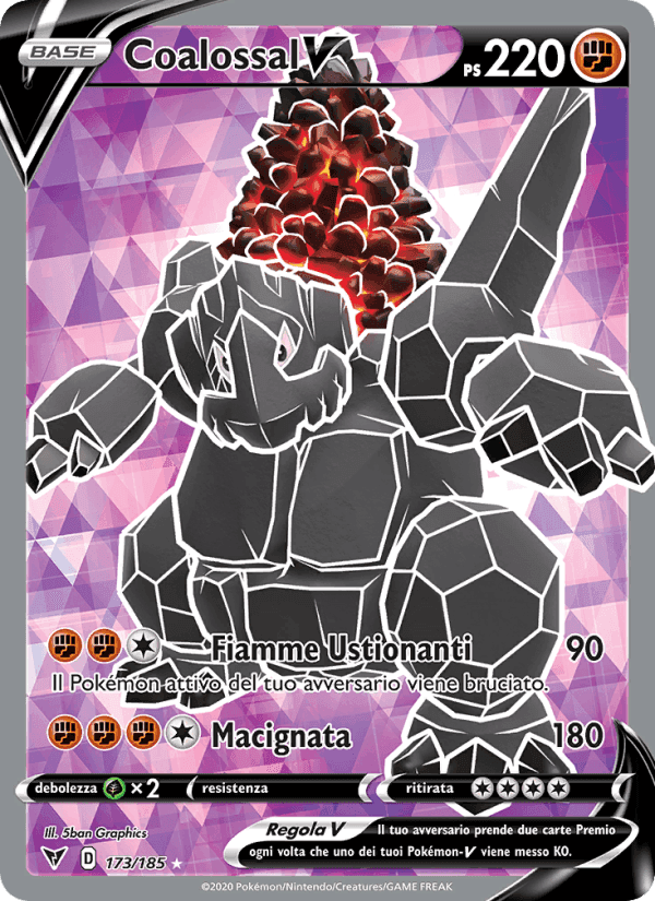 Coalossal V, card 173 from Voltaggio Sfolgorante