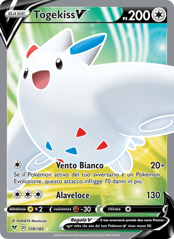 Togekiss V, carta 178 di Voltaggio Sfolgorante