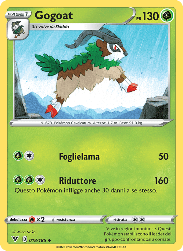 Gogoat, carta 18 di Voltaggio Sfolgorante