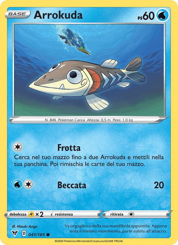 Arrokuda, carte 41 de Voltaggio Sfolgorante