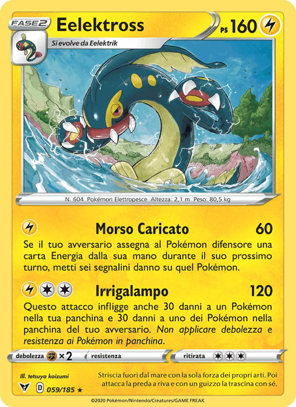 Eelektross, carta 59 di Voltaggio Sfolgorante