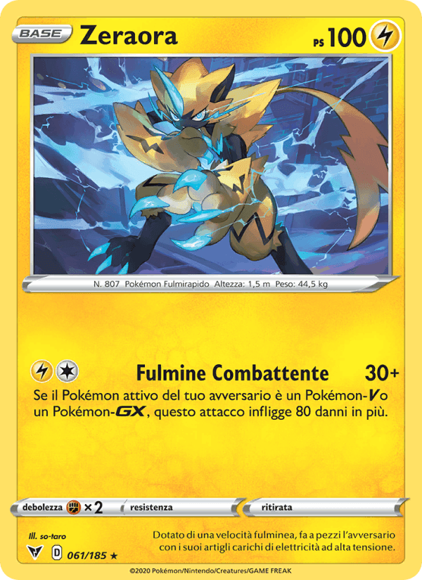 Voltaggio Sfolgorante の 61 番、Zeraora