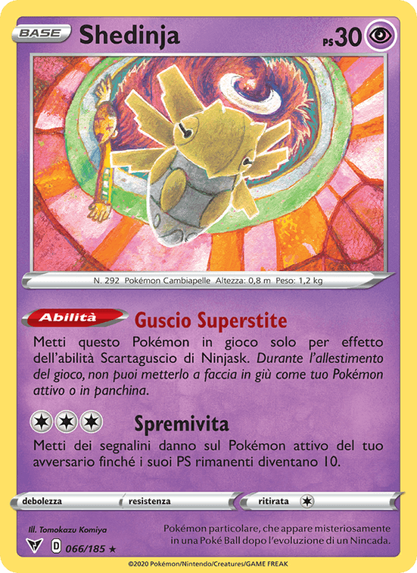 Shedinja, carta 66 di Voltaggio Sfolgorante