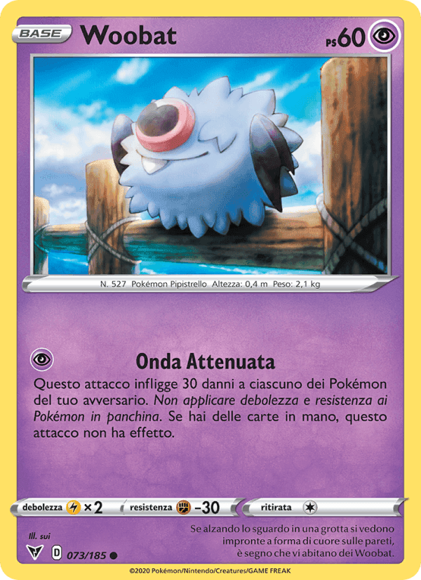 Woobat, carta 73 di Voltaggio Sfolgorante