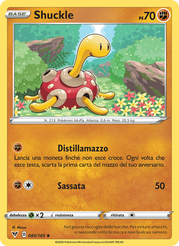 Shuckle, carta 85 di Voltaggio Sfolgorante
