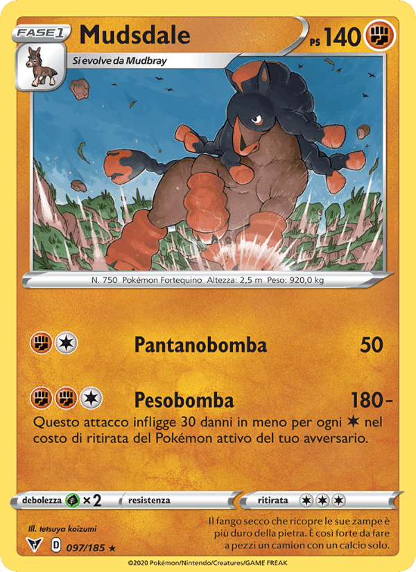 Mudsdale, carta 97 di Voltaggio Sfolgorante
