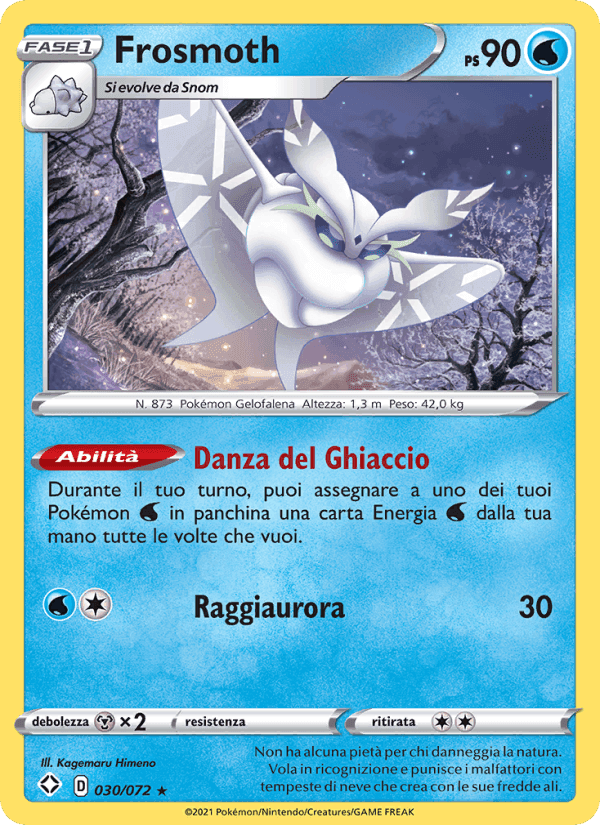 Frosmoth, card 30 from Destino Splendente