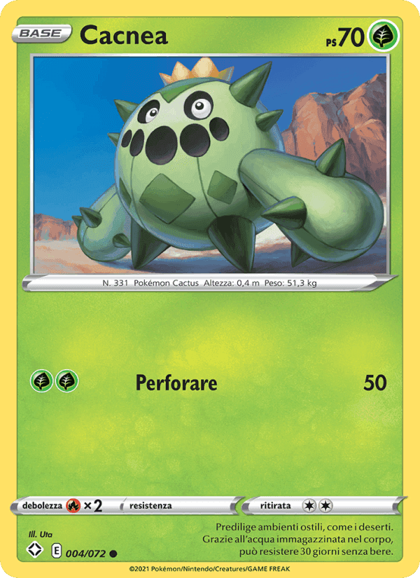 Destino Splendente の 4 番、Cacnea