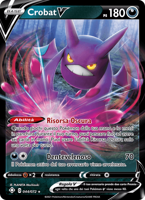 Crobat V, carte 44 de Destino Splendente