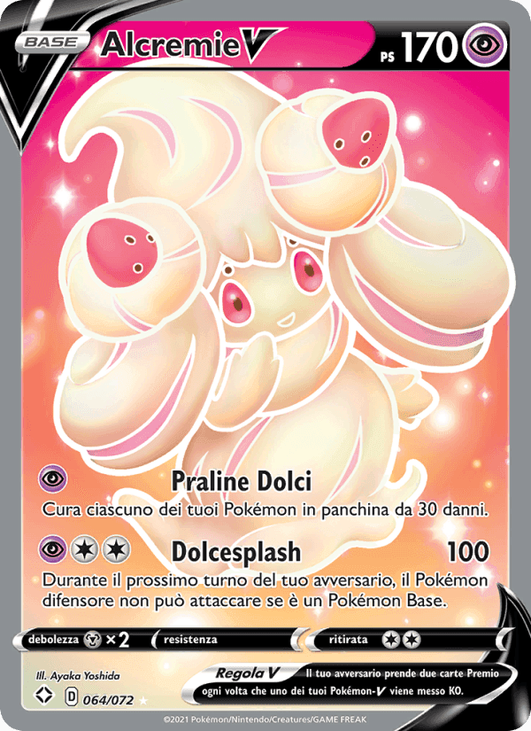 Alcremie V, carta 64 di Destino Splendente