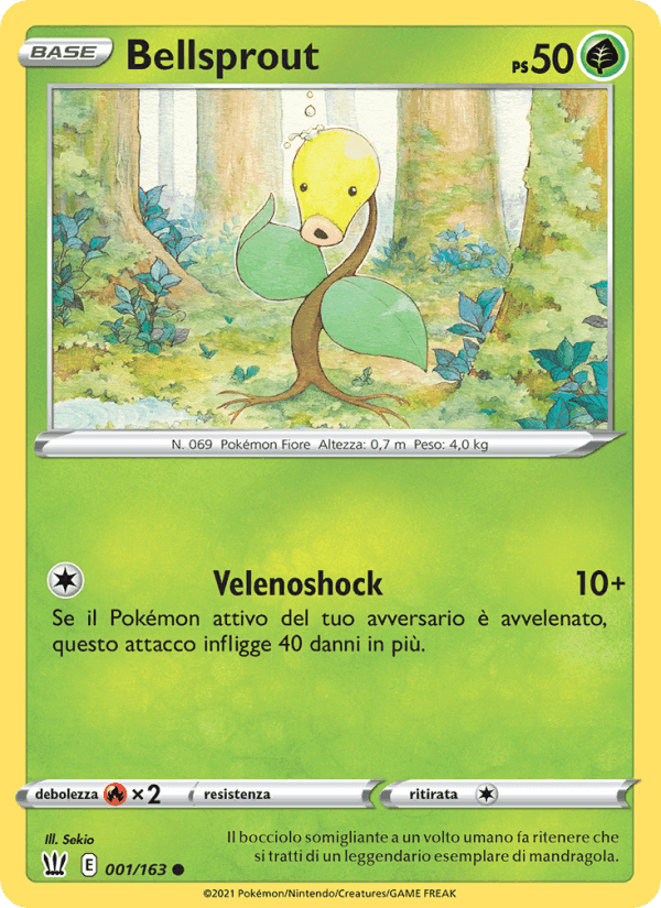 Bellsprout, carta 1 di Stili di Lotta