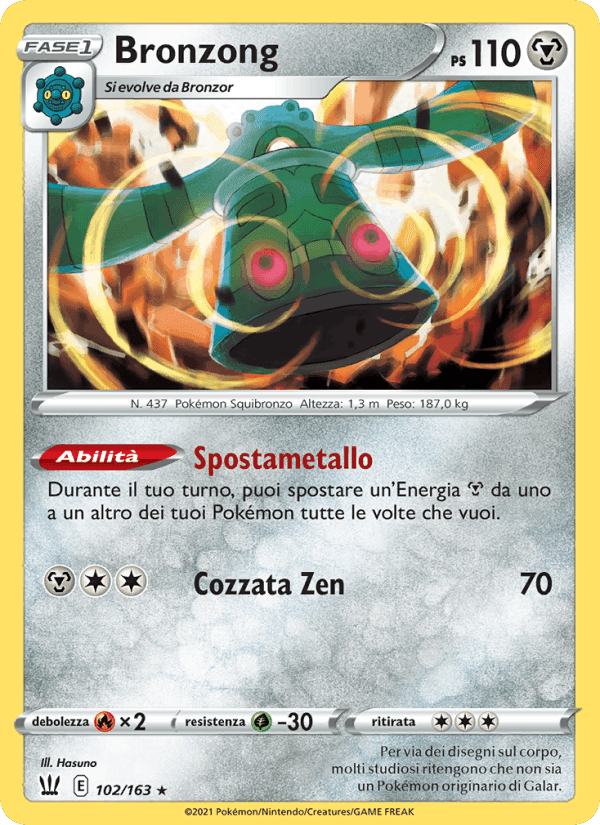 Bronzong, card 102 from Stili di Lotta
