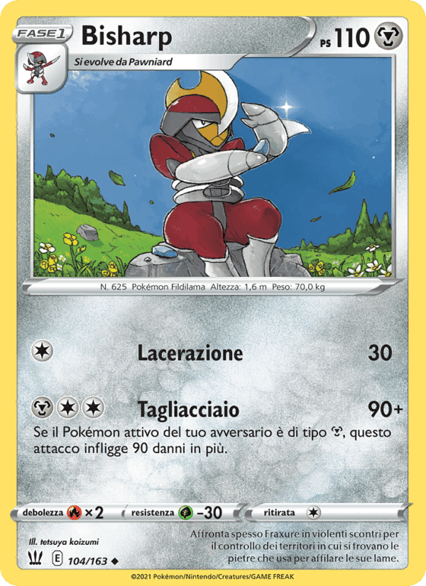 Bisharp, carta 104 di Stili di Lotta